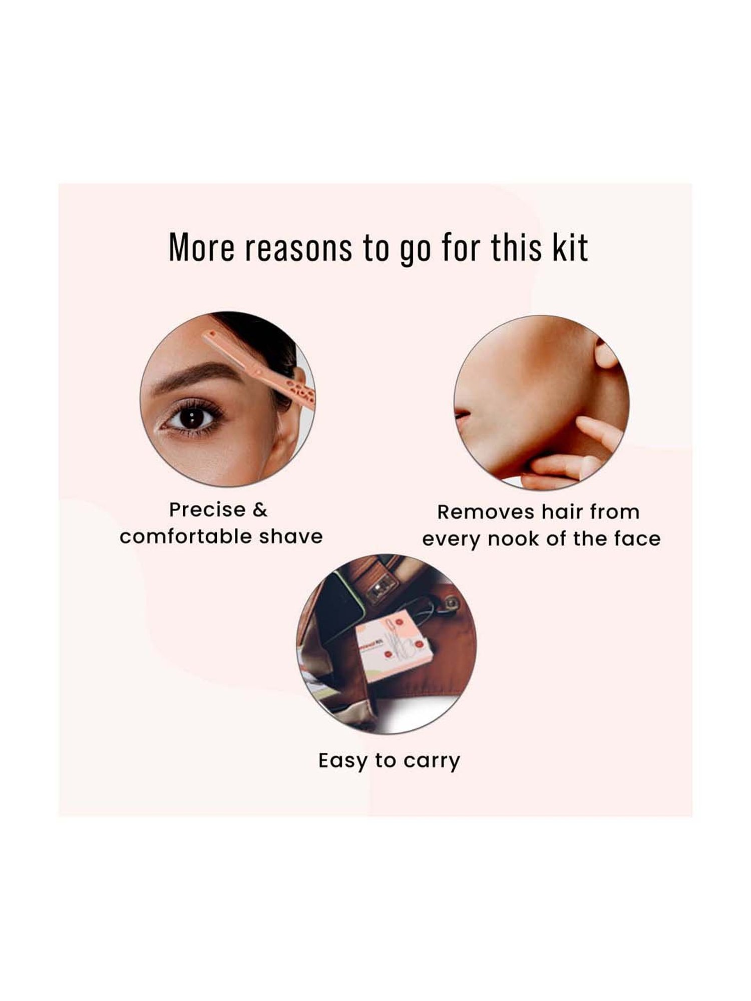 Sirona Reusable Facial Hair Removal Kit