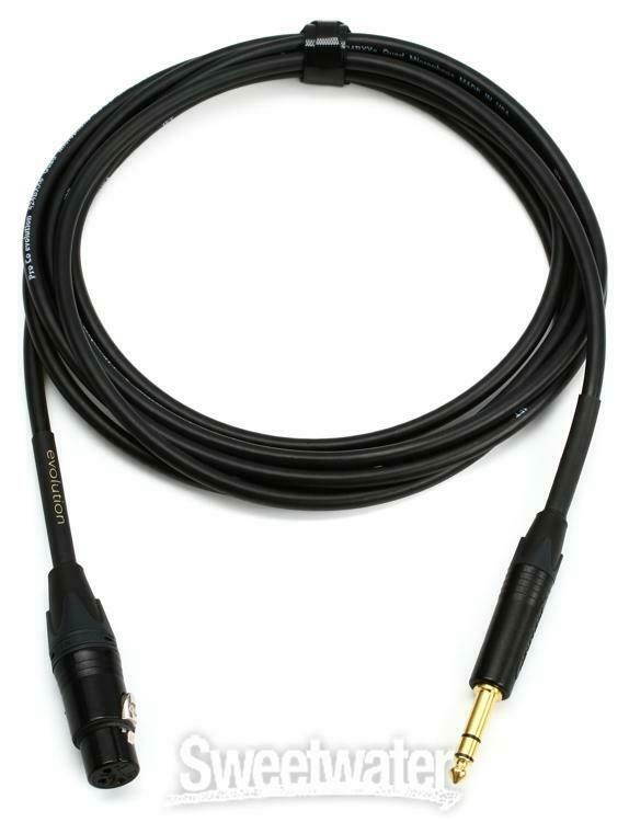 Pro Co Evolution EVLBPNBQXF-10 Balanced Patch Cable - 10'