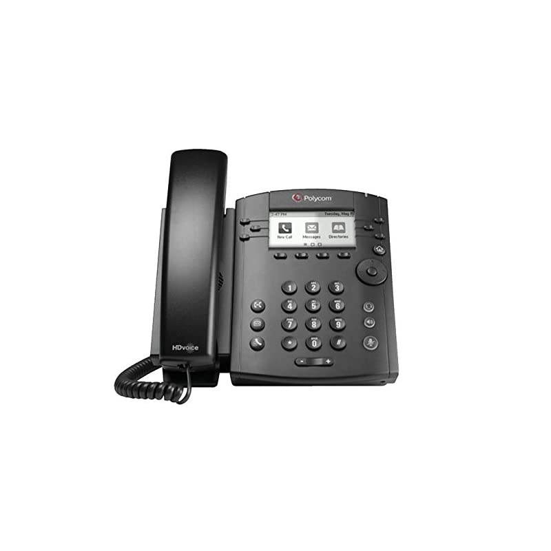 VVX 311 Corded Business Media Phone System - 6 Line PoE - 2200-48350-025 - Replaces VVX 310