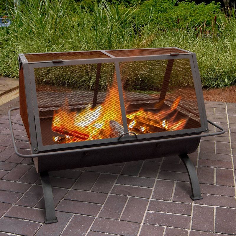 27" Northwoods Wood Burning Fire Pit - Black - Landmann