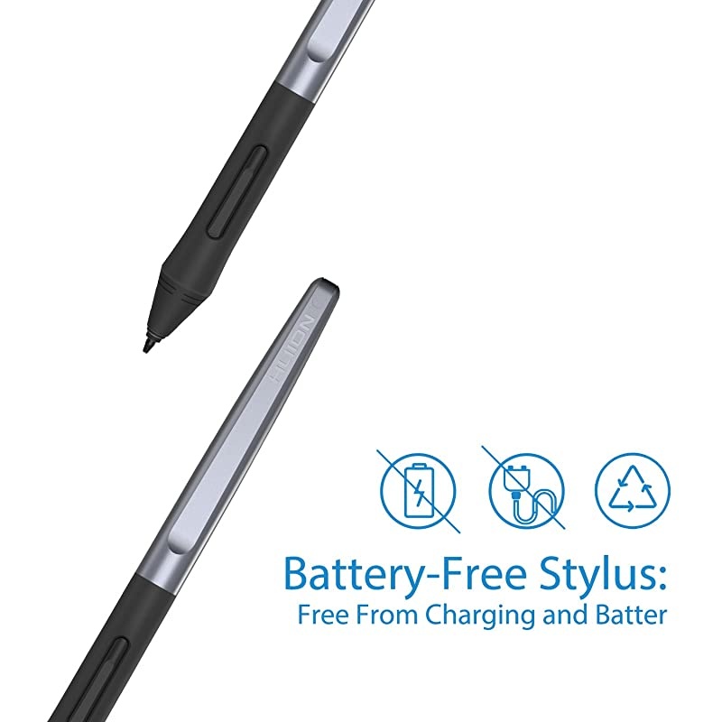 BatteryFree Digital Stylus Pen PW100 8192 Level Pressure Sensitivity for Graphics Drawing Tablet H640PH950PH1060PH1161HS64HS64 ChipsHS610H320MH610 Pro V2