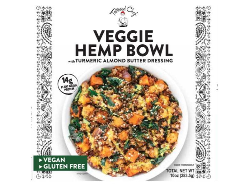 Tattooed Chef Frozen Veggie Hemp Bowl - 8.5oz