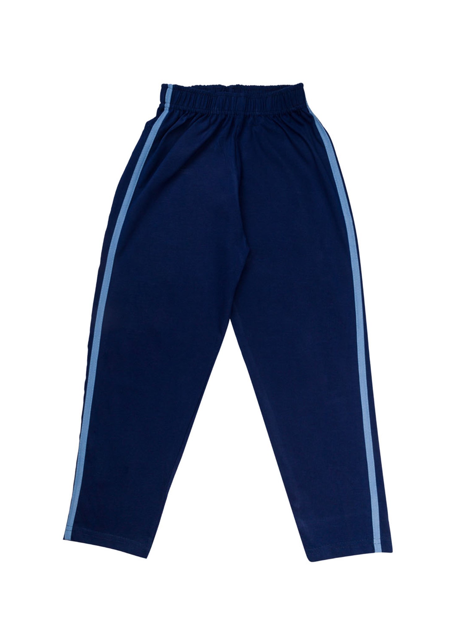 Todd N Teen Kids Printed Blue & Navy T-Shirt with Trackpants