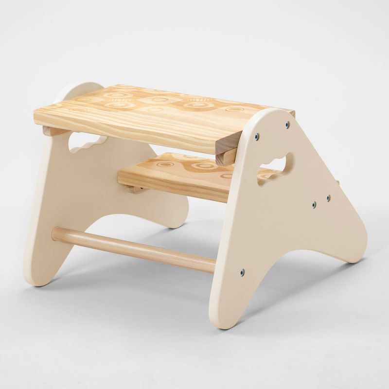 Peek A Boost Kids' Step Stool Ivory - B. Spaces