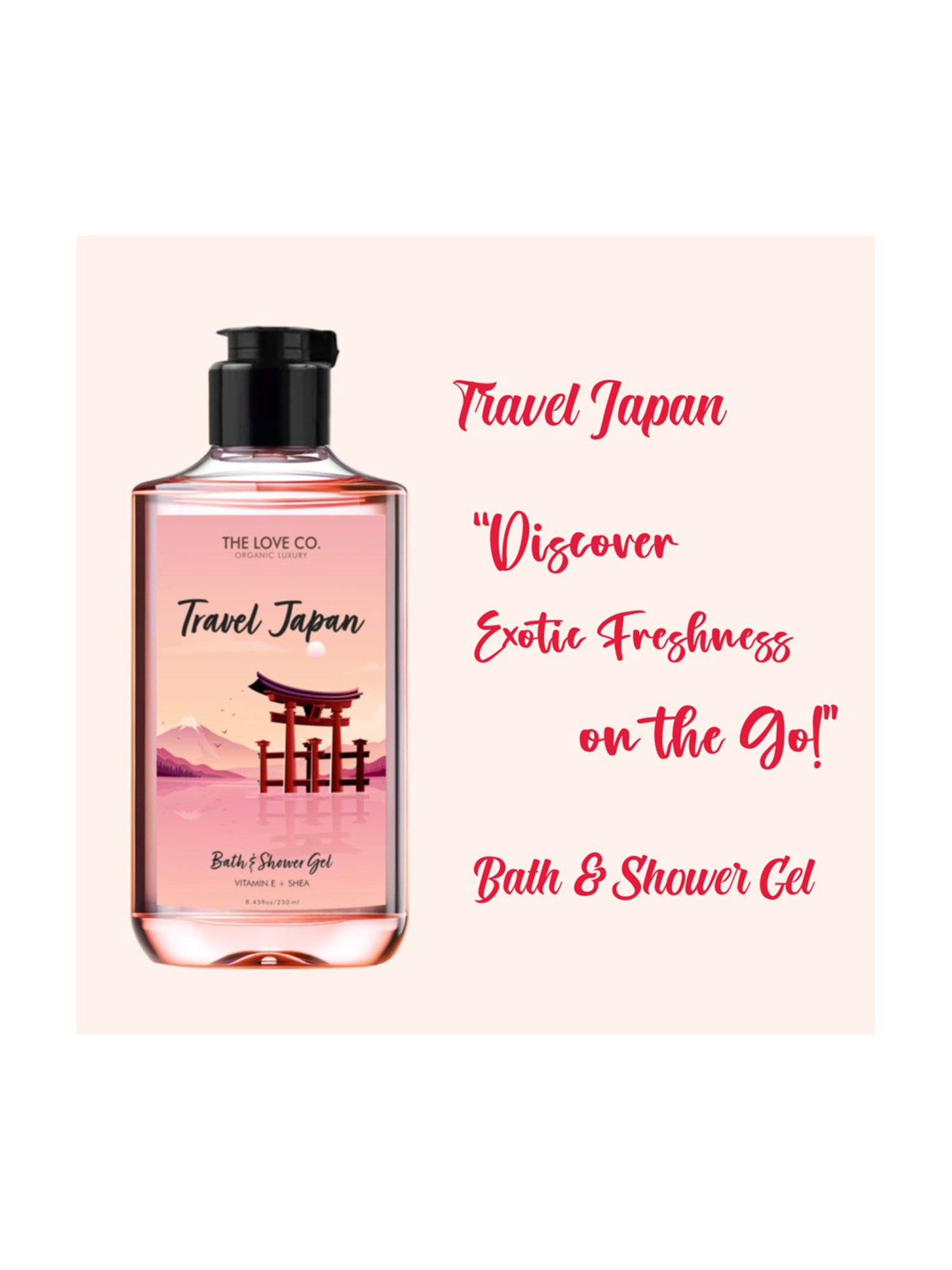 The Love Co. Travel Japan Body Wash - 250 ml