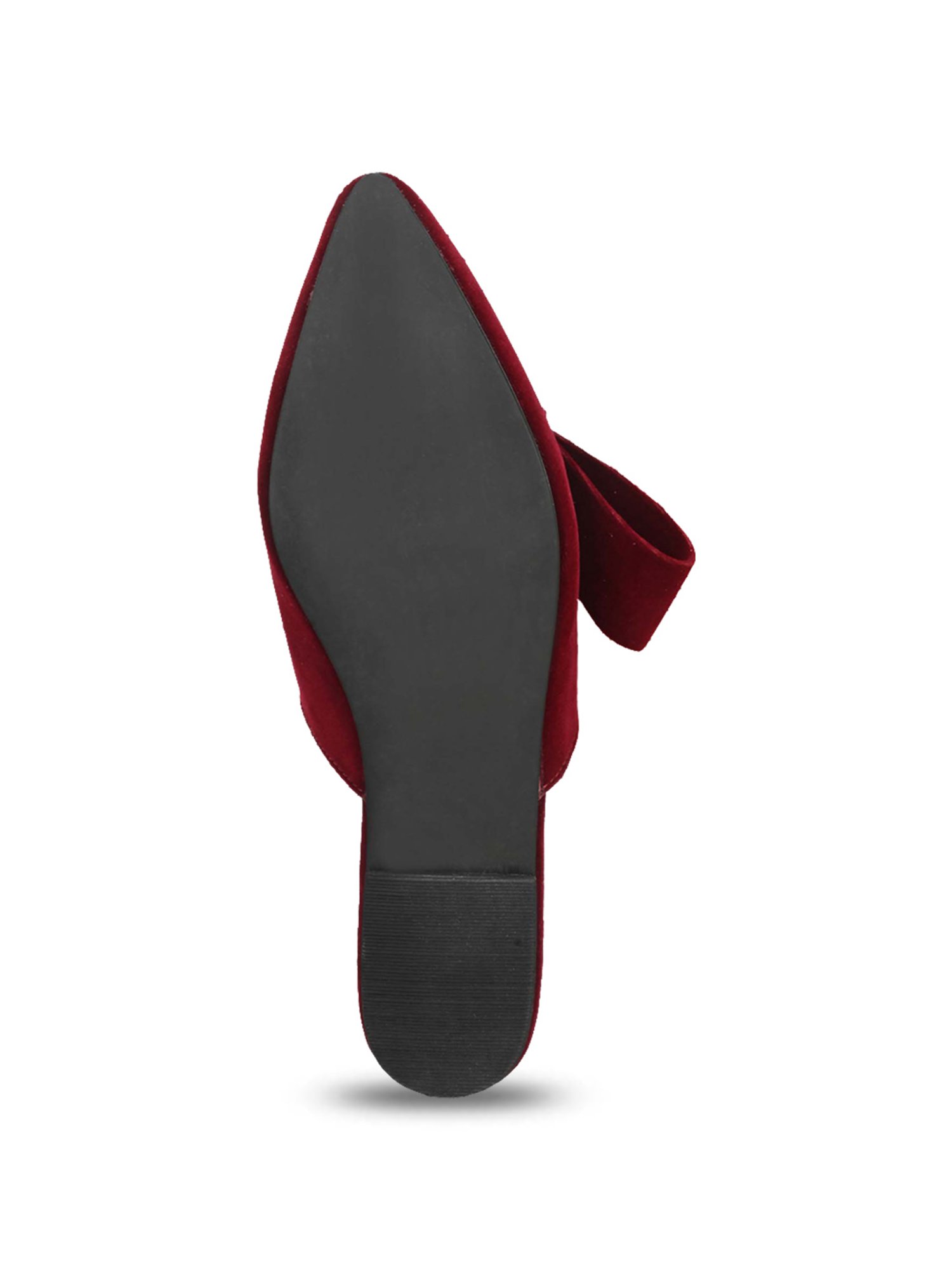 Carlo Romano Women's Maroon Mule Shoes