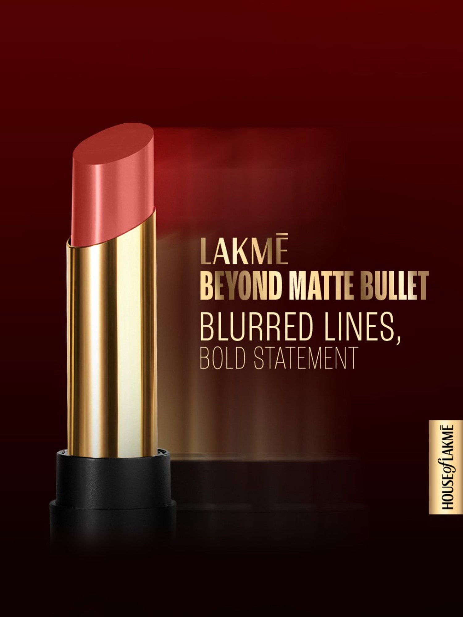 Lakme Absolute Beyond Matte Lipstick Red Rose - 3.4 gm