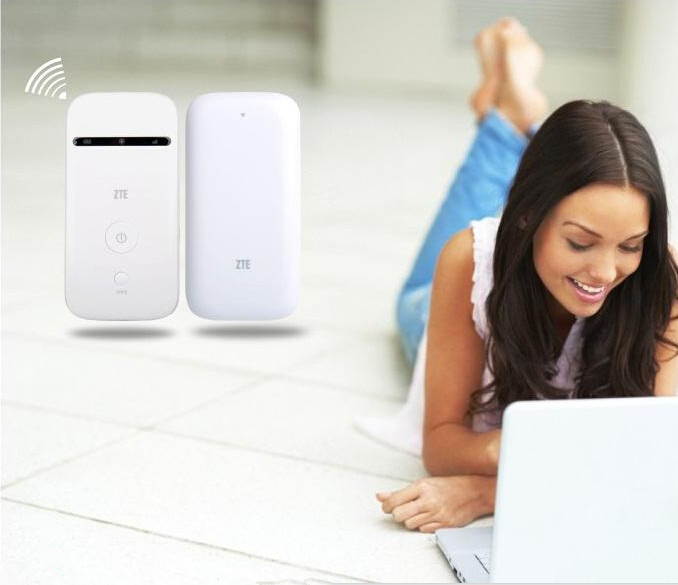 Unlocked ZTE MF65 3G HSPA+ 21.6Mbps 2100MHz Wireless Router Pocket WiFi Mobile Broadband