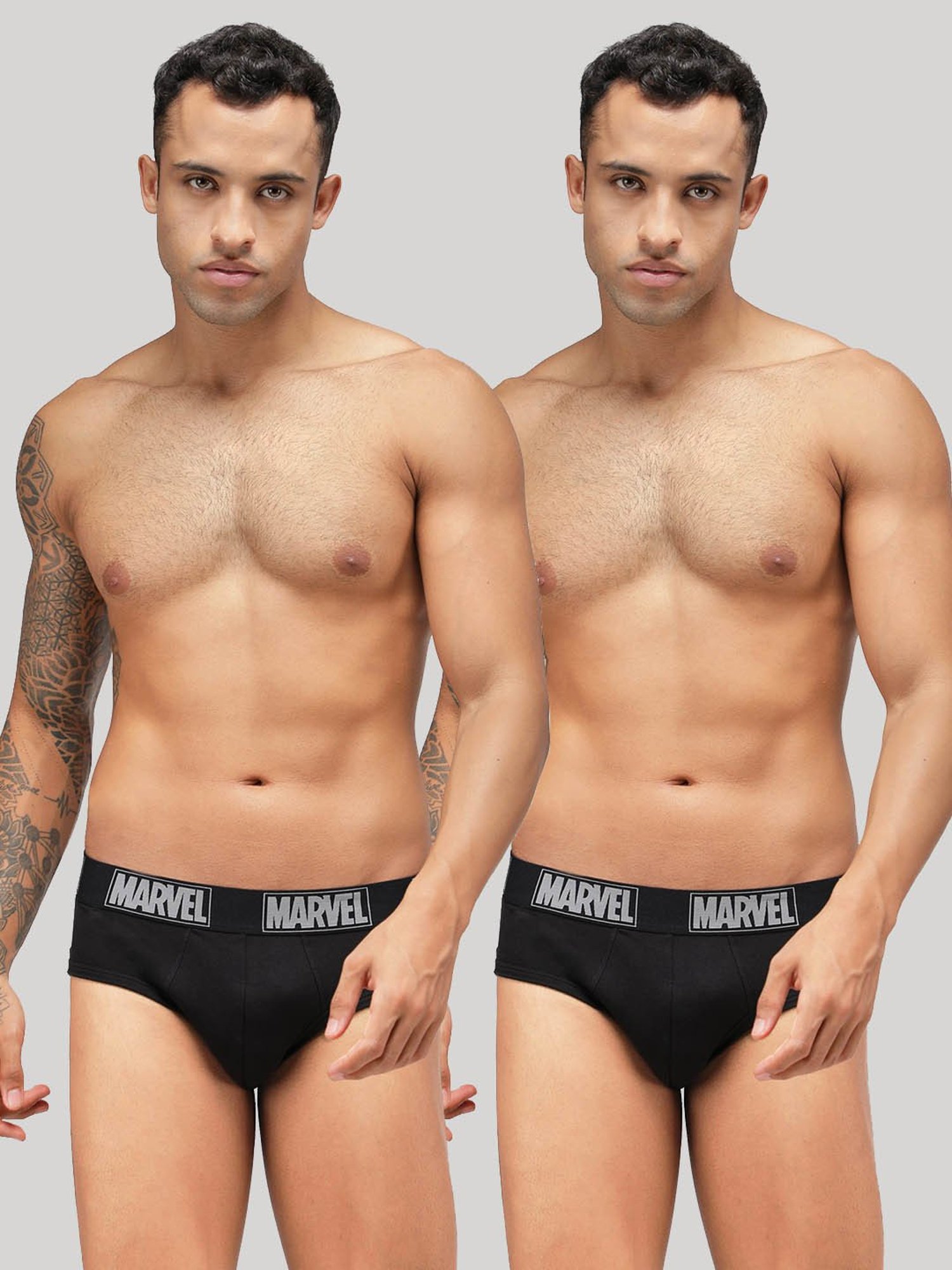Zoiro Black Regular Fit Briefs - Pack Of 2