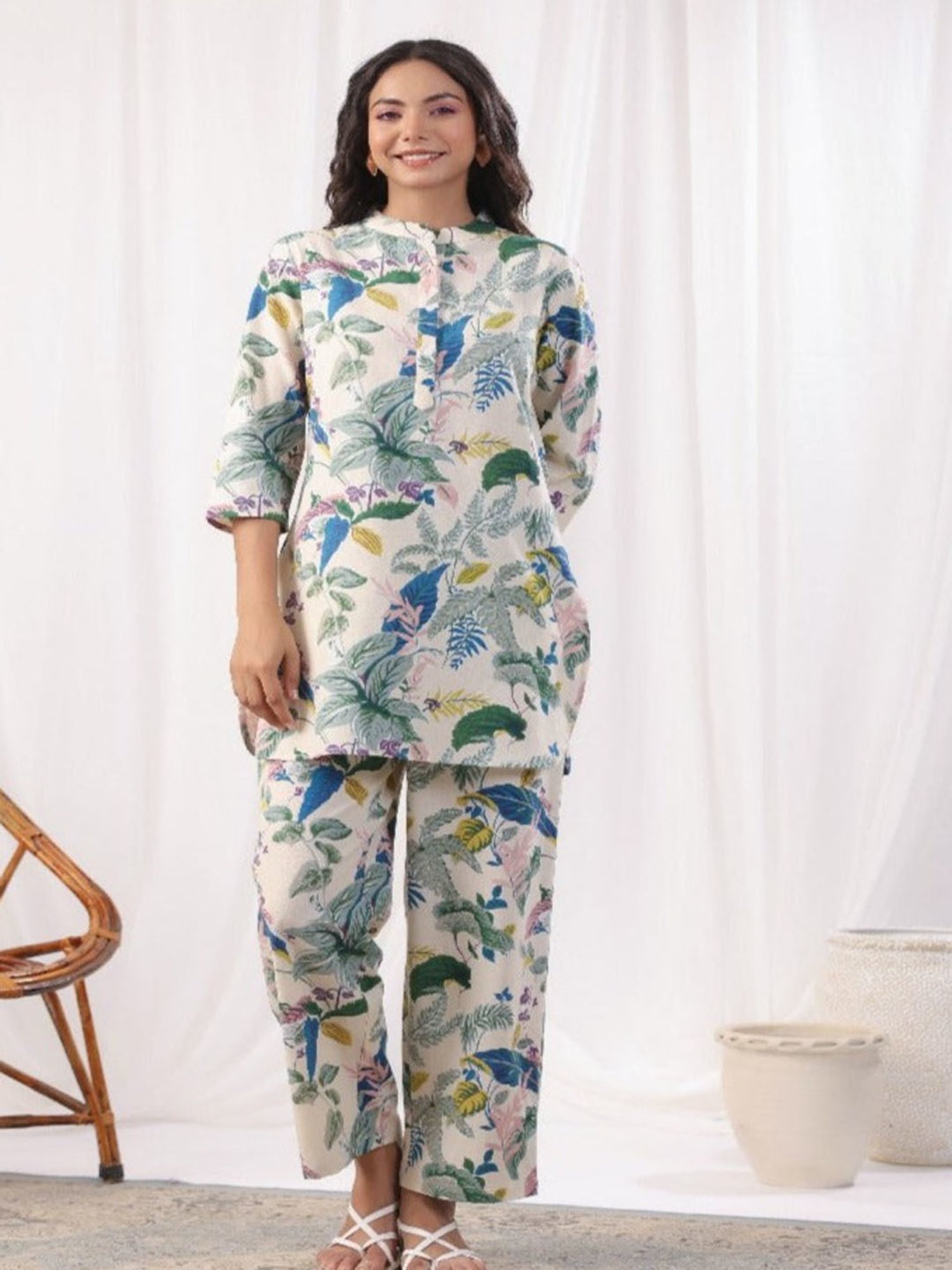 Autumnlane Freya Aquatic Cotton Co-Ord Set