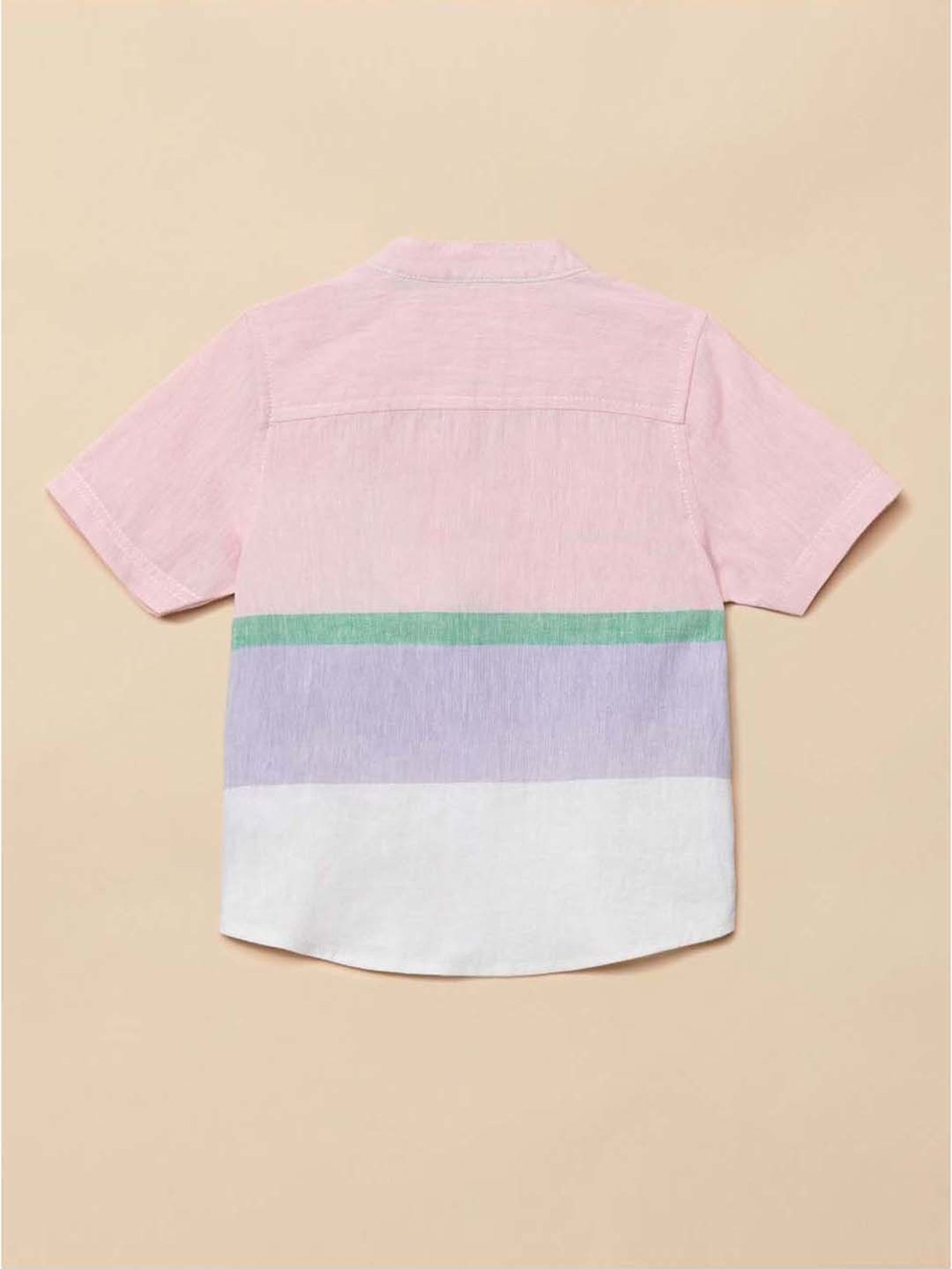 Mothercare Kids Multicolor Cotton Color Block Shirt