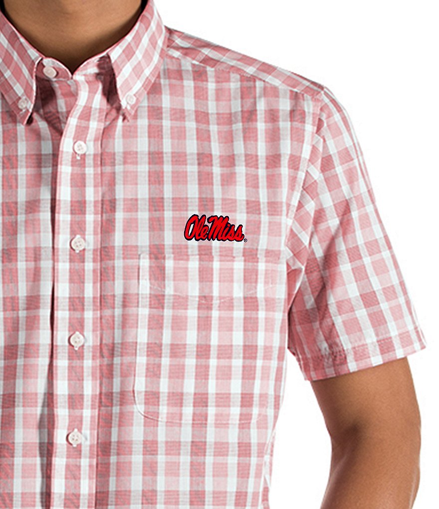 Antigua NCAA Crew Short-Sleeve Woven Shirt