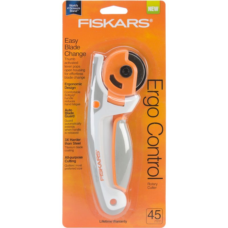 Fiskars Easy Change Titanium Ergo Control Rotary Cutter
