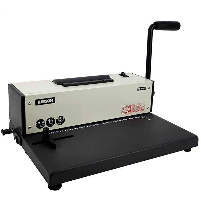 PD-1503 Coil Binding Machine 4:1 Binder with Electric Coil Inserter