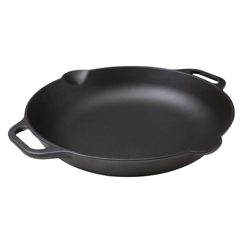 Victoria Cast Iron Paella Skillet 13" Black