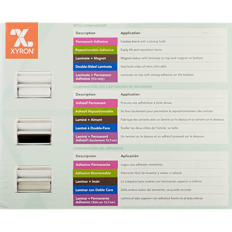 Double Sided Laminate Refill for Creative Station and Creative Station Lite 5 x 18 Refill Cartridge DL160118
