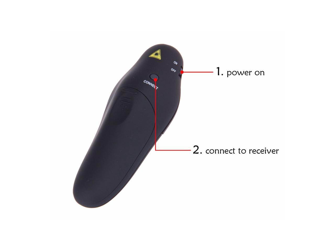 2.4 GHz Universal Wireless Remote Red Laser Pointer Presenter Pointers Pen USB RF Remote Control PPT Power Point Presentation