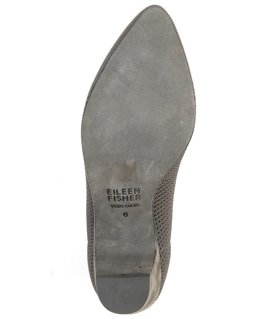 Eileen Fisher Kiss Stretch Fabric Block Heel Pumps
