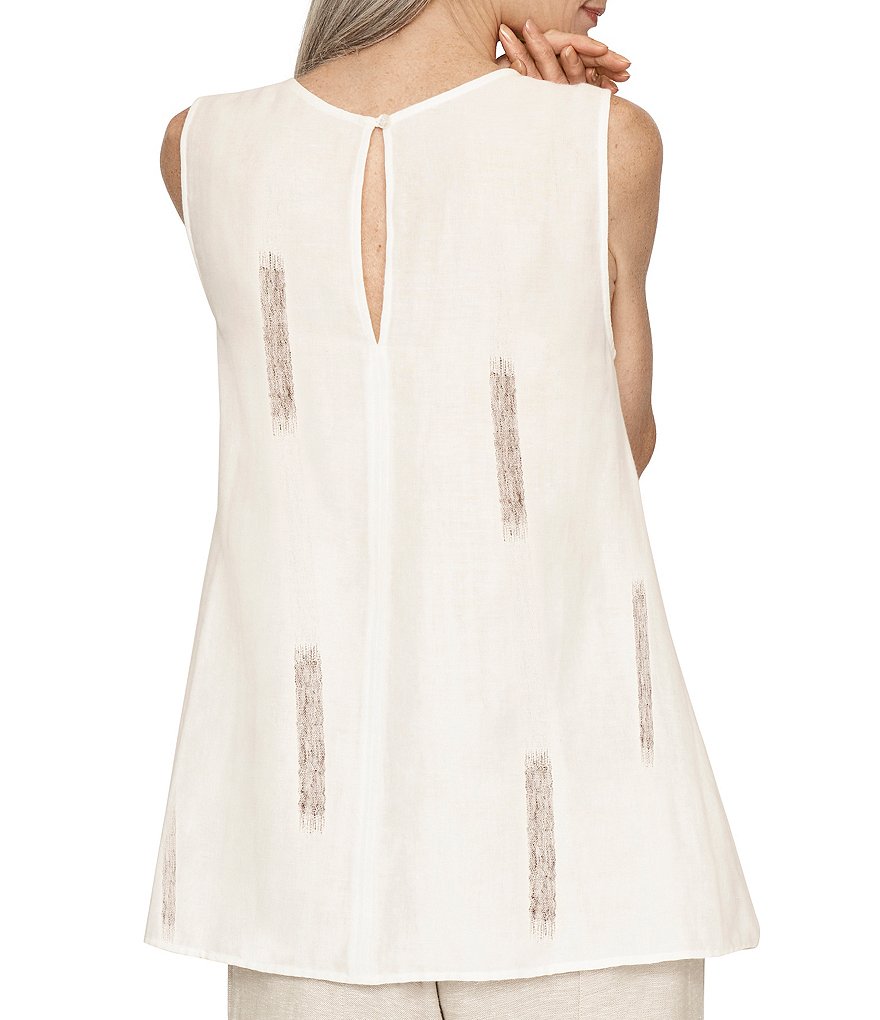 b new york Recycled V-Neck Woven Tank