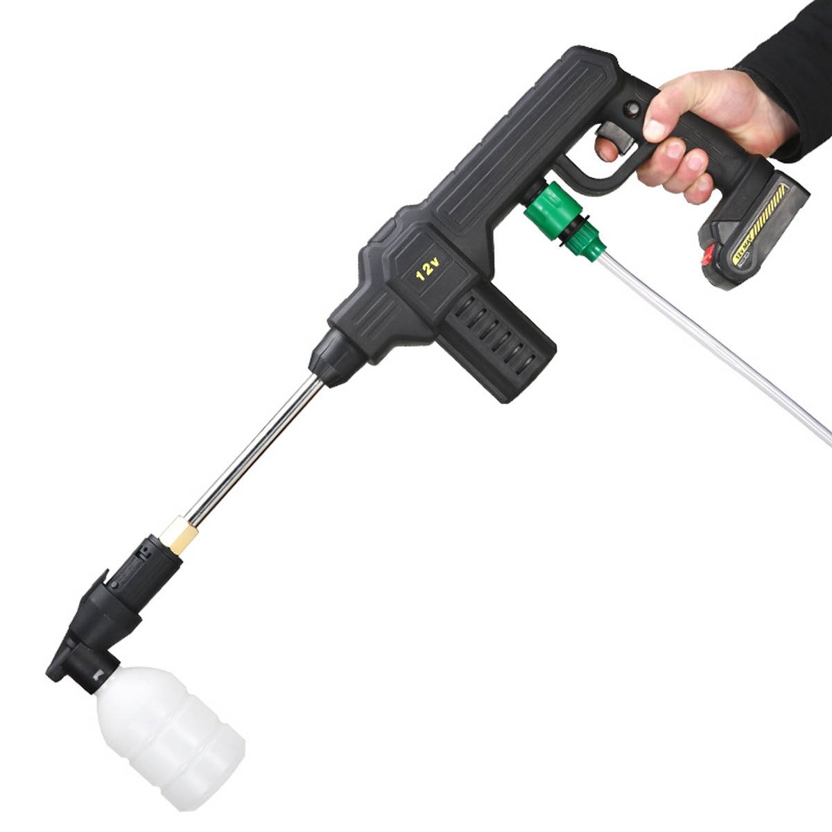 12V High Pressure Cordless Car Washer Washing Spray Guns Water Cleaner With 1/2pcs Battery-Type 1