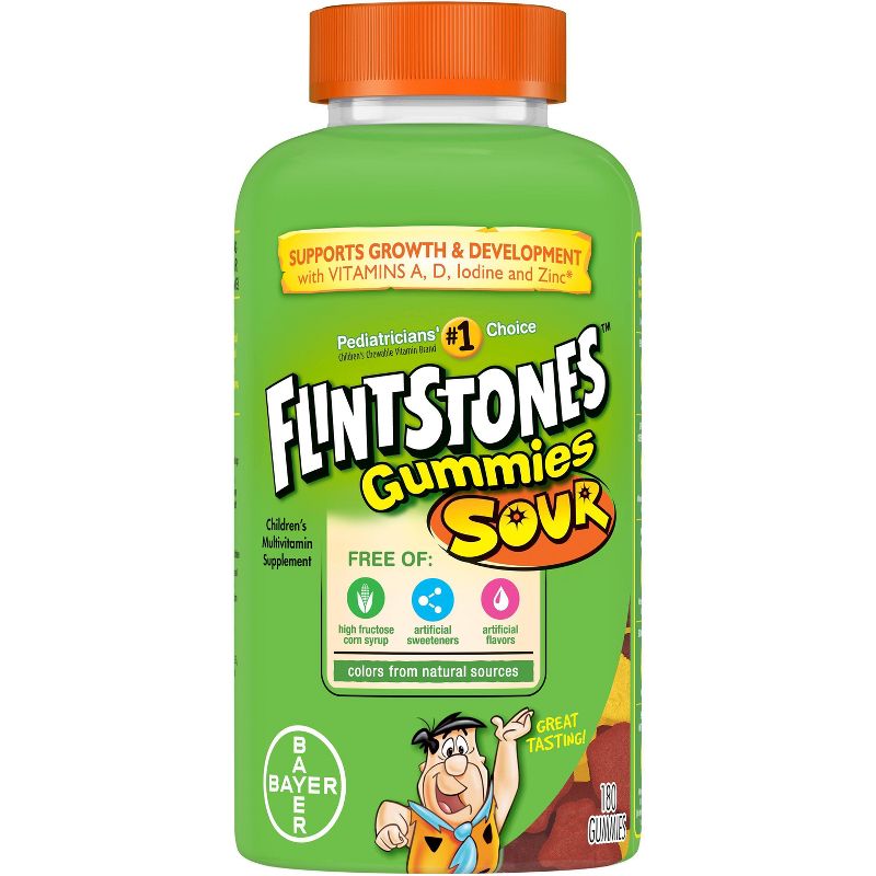 Flintstones Children's Complete Multivitamin Gummies - Sour - 180ct