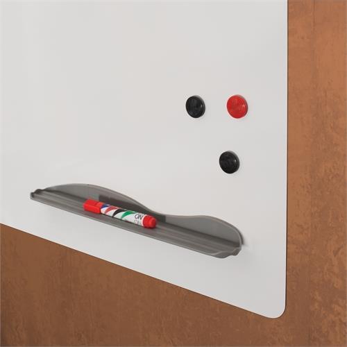Elemental Markerboards-1.5X2-Precut, Foam Tape Porcelain Steel- Glossy Off-White