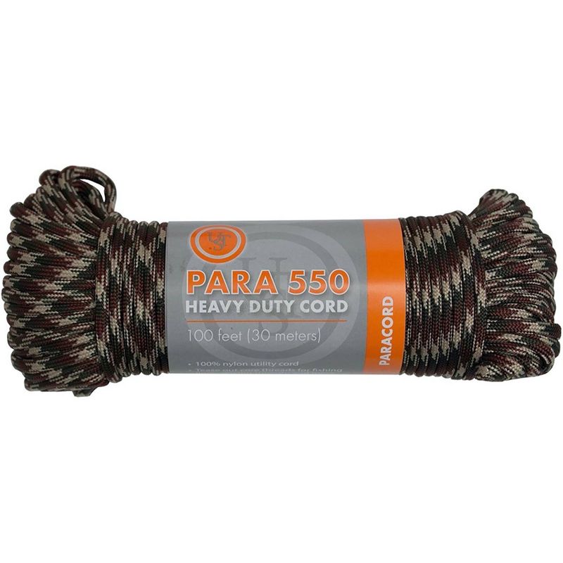 UST Heavy Duty Cord 100' - Green Camouflage