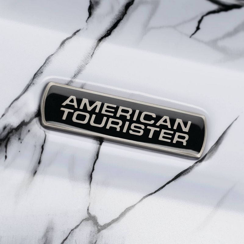 American Tourister 29'' Axion Checked Softside Suitcase - Black