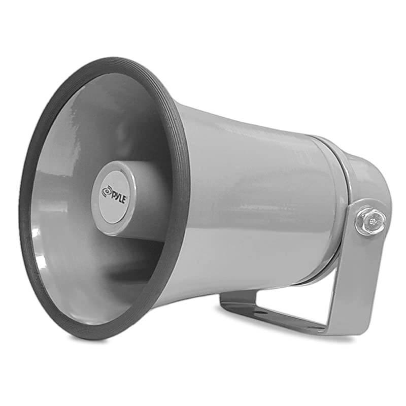 Indoor Outdoor PA Horn Speaker 81 Portable PA Speaker with 8 Ohms Impedance amp 50 Watts Peak Power Mounting Bracket amp Hardware Included  PHSP8K