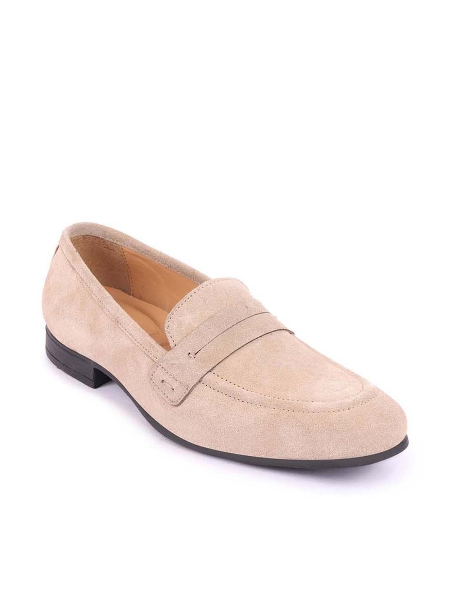 Fausto Men's Camel Casual Loafers