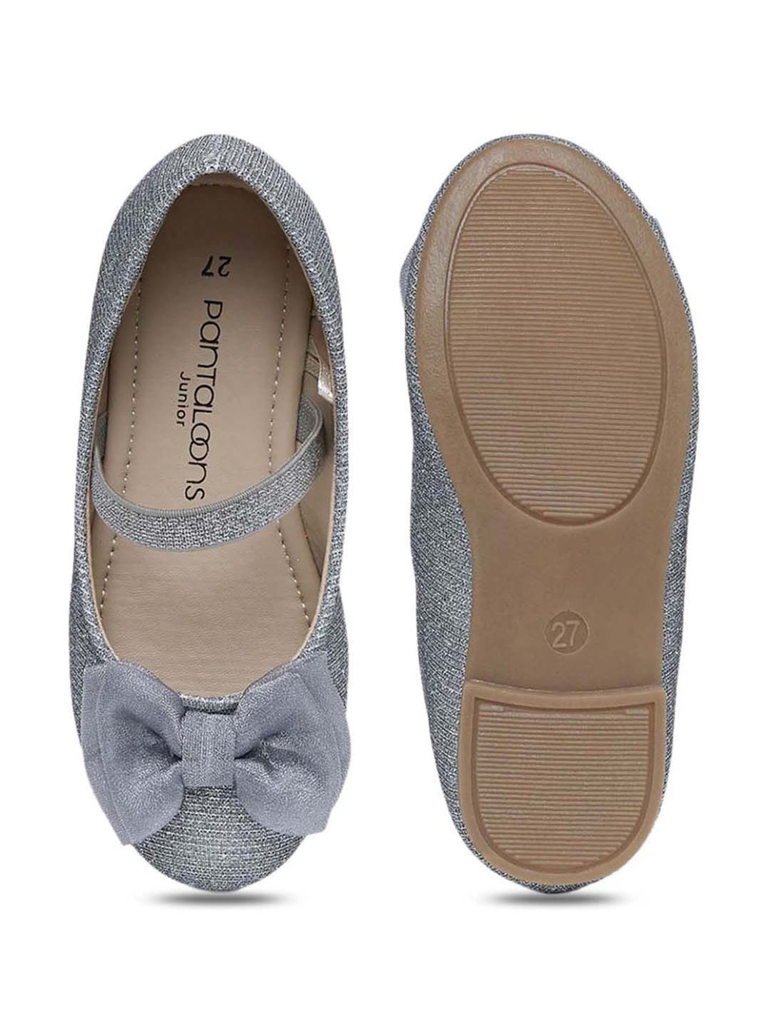Pantaloons Junior Grey Mary Jane Shoes