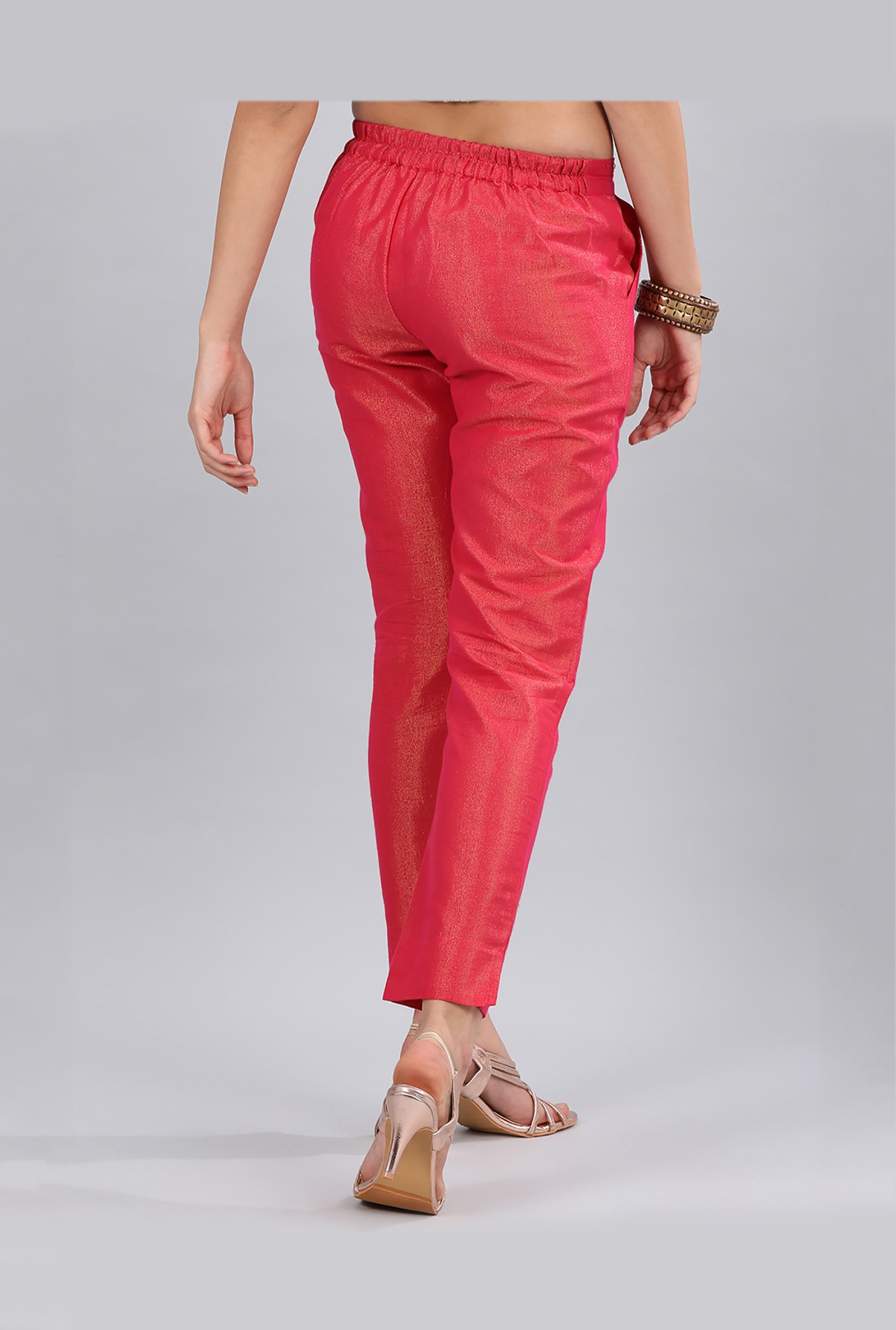 Aurelia Pink Regular Fit Pants
