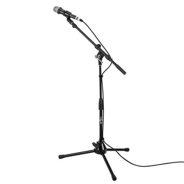 H&A Tripod Short Tripod Microphone Stand with Telescoping Boom #HA-STMS-T