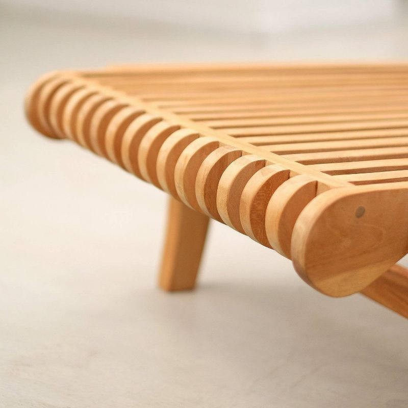 Mosko Outdoor Teak Chaise Lounge with Cushion - Cambridge Casual