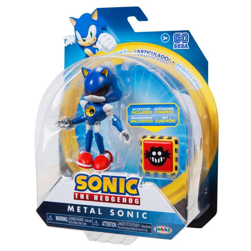 Sonic the Hedgehog 4" Modern Metal Sonic with Trap Spring Wave 2
