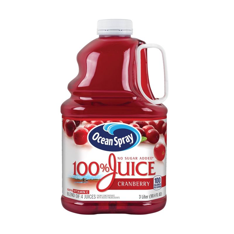 Ocean Spray 100% Juice Blend Cranberry - 101 fl oz Bottle