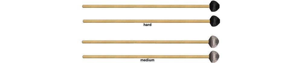 Vic Firth Hard Black Cord Vibe, Rattan