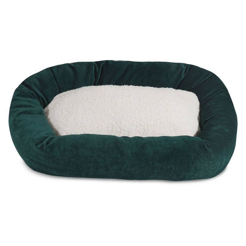 Majestic Pet Bagel Dog Bed - Underwater Jade