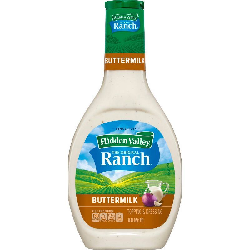 Hidden Valley Buttermilk Ranch Salad Dressing & Topping - 16fl oz