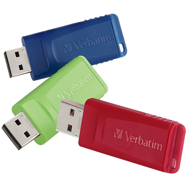 4GB Store 'n' Go(R) USB Flash Drives, 3 pk