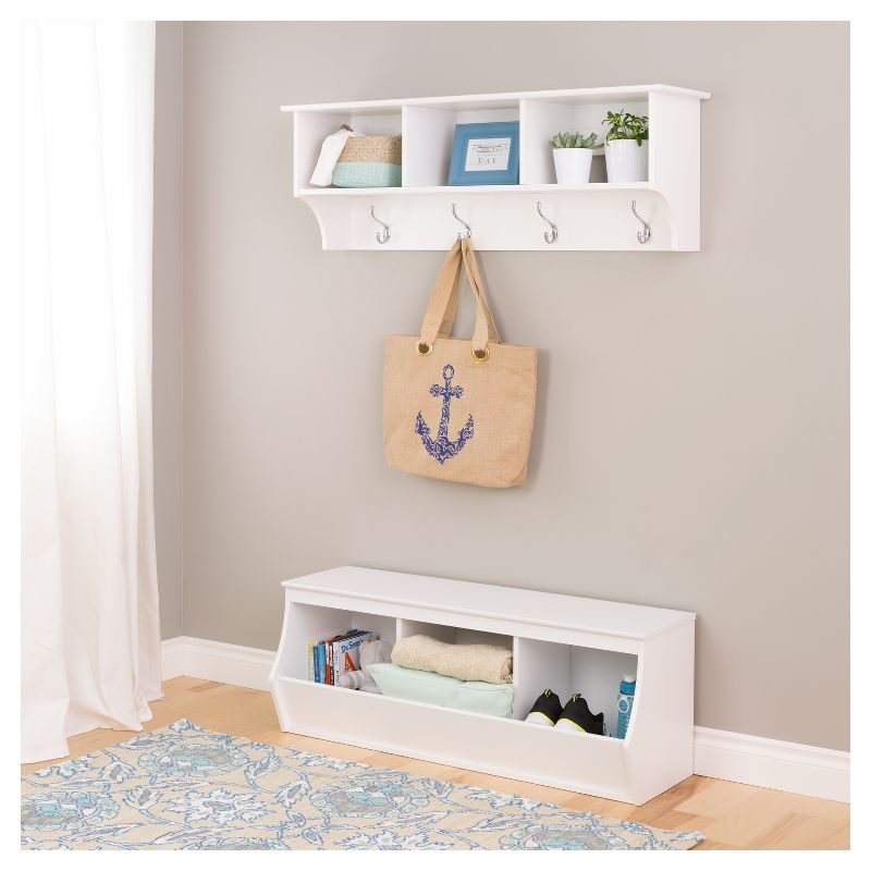 Fremont Entryway Storage Cubbie - 3 Bin - White - Prepac