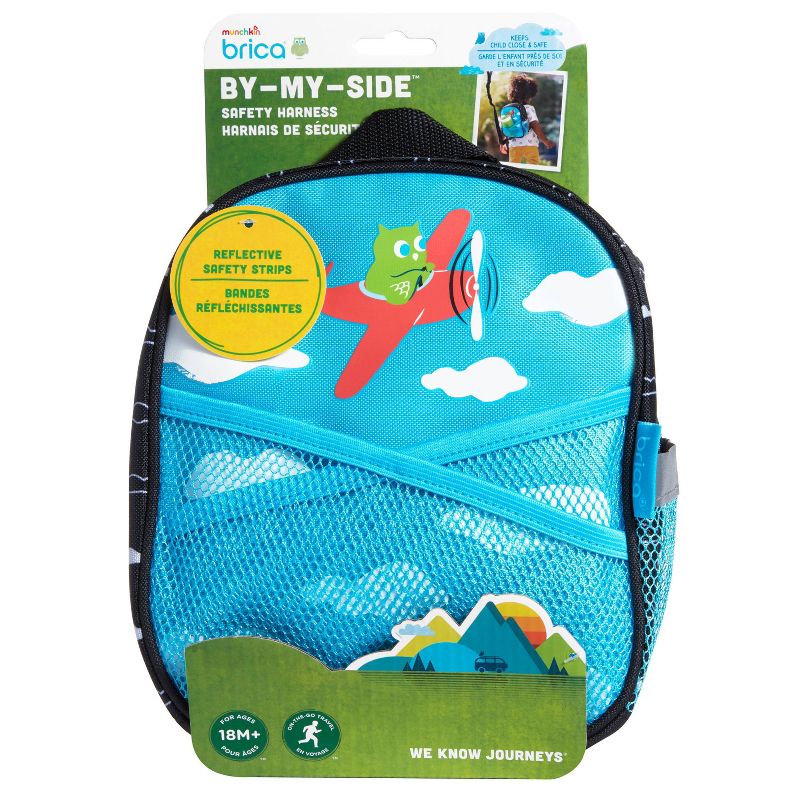 Munchkin Brica By-My-Side Safety Harness Backpack - Owl