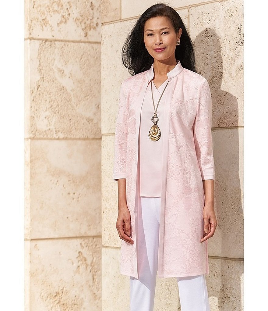 Eva Varro Solid Knit Jersey Banded Hem Pull-On Harem Pants