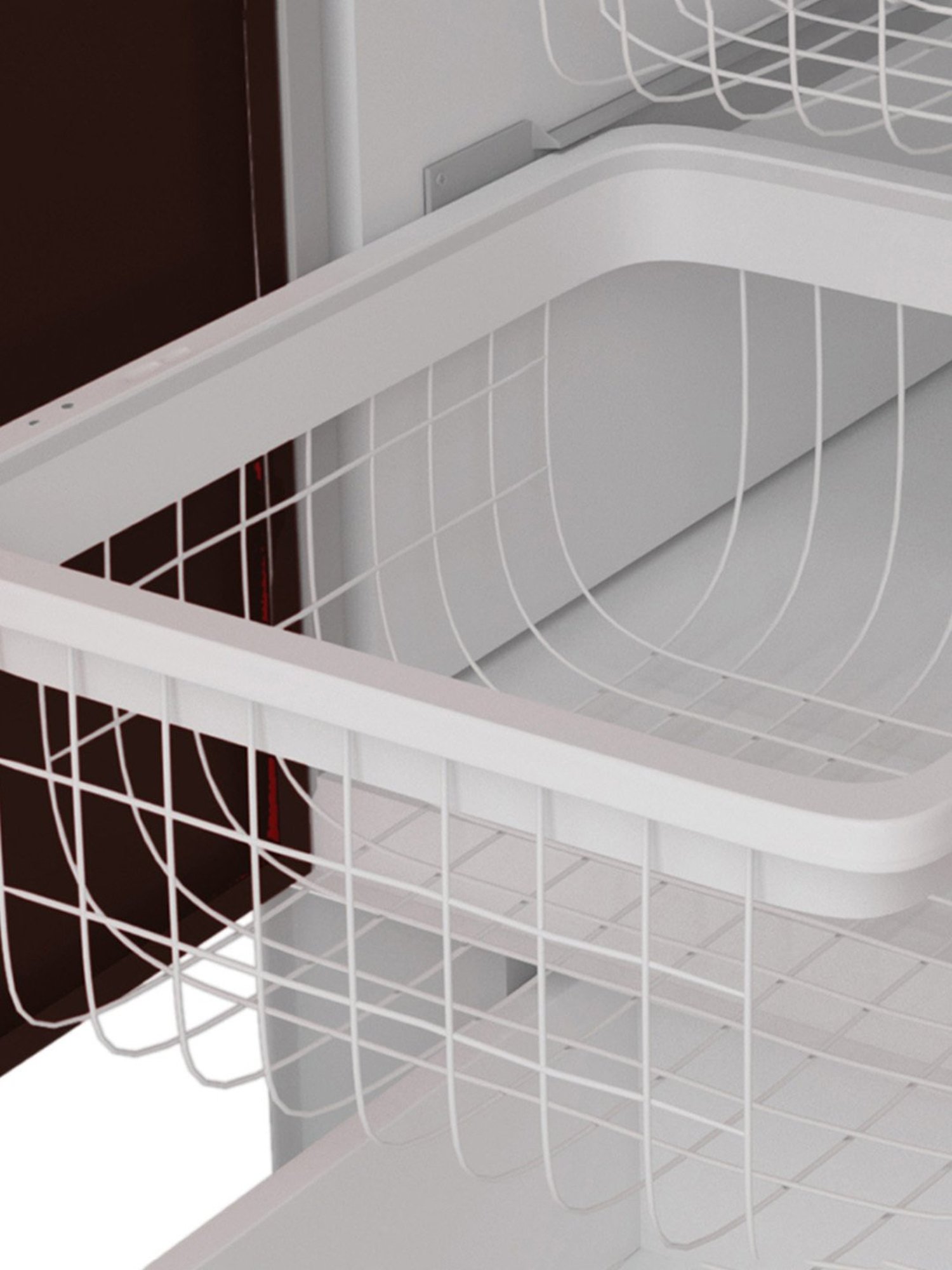 Godrej Interio Slimline Blend 3-Door Steel Almirah, Russet (1-Year Warranty, 1 Locker, 3 Drawers)