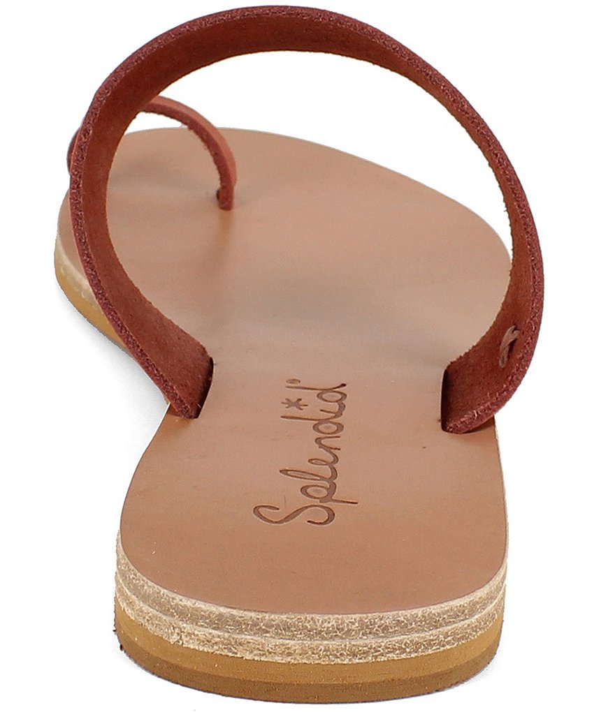 Splendid Serenity Leather Toe Ring Thong Sandals
