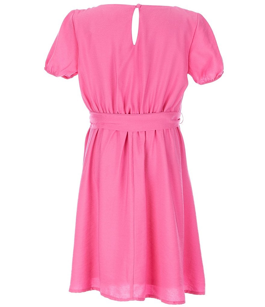 Angie Big Girls 7-14 Stripe Ruffle-Hem Maxi Dress