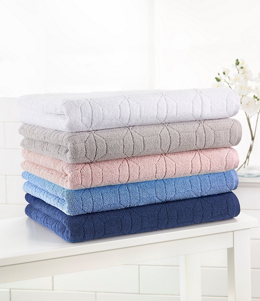 Jonathan Adler Sorrento Sculpted Turkish Cotton Bath Towels