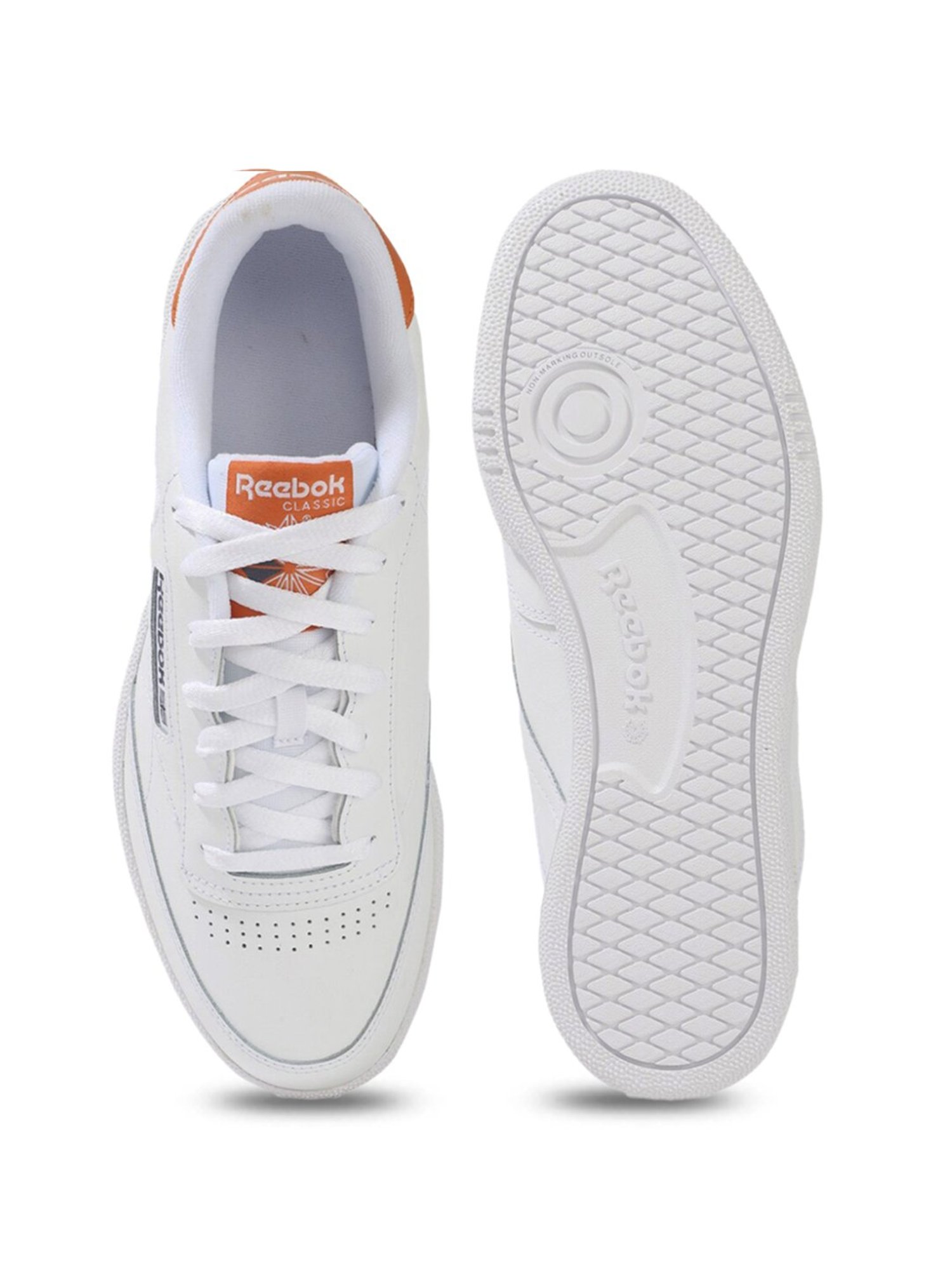 Reebok Men's Club C 85 White Casual Sneakers