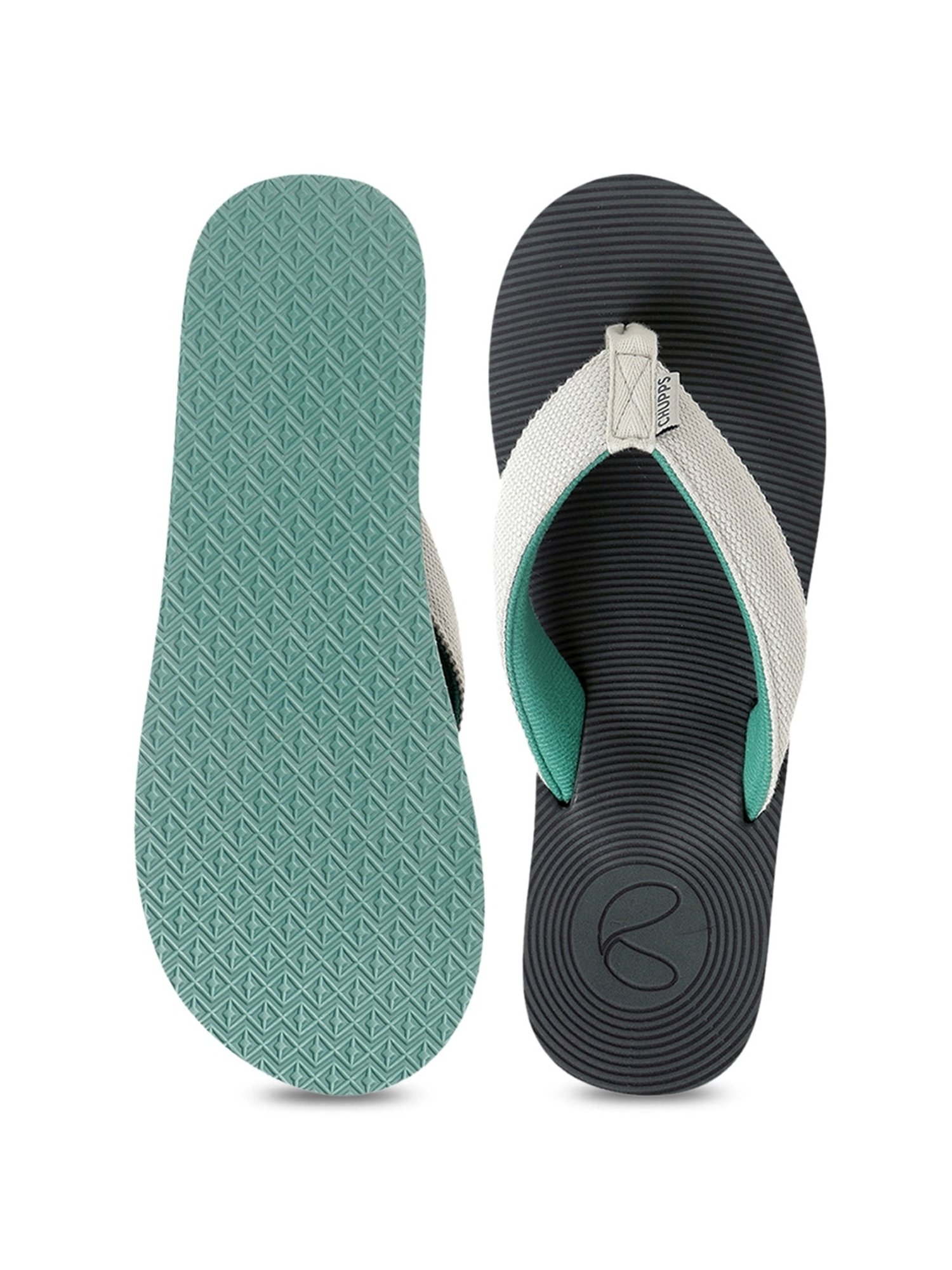 Chupps Men's Olive Flip Flops