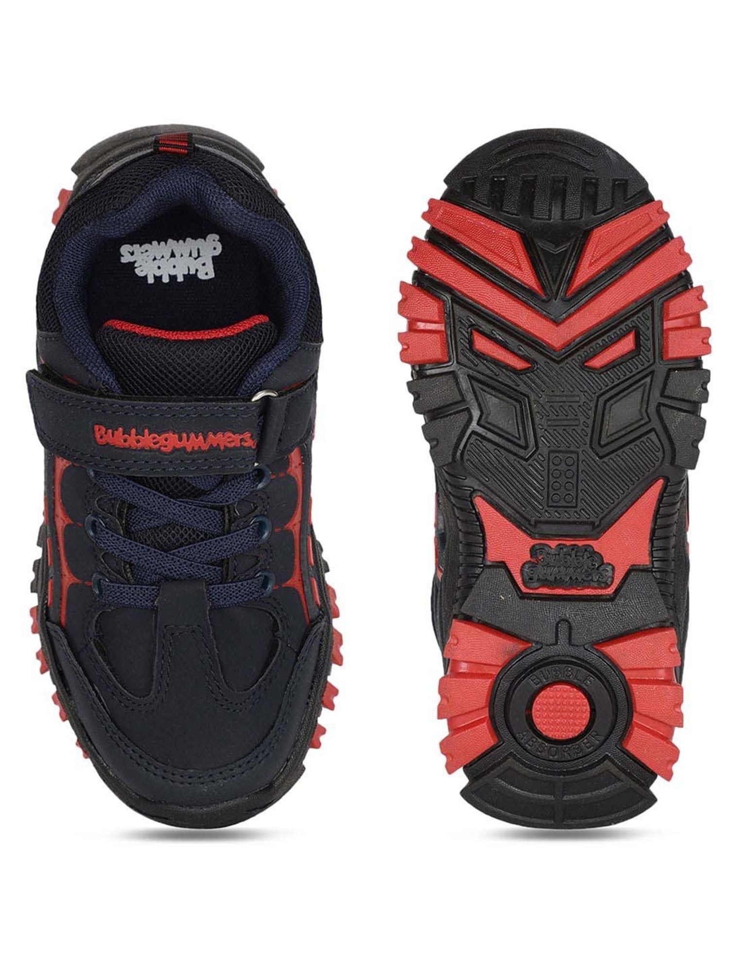 Bubblegummers by Bata Kids Blue & Red Velcro Shoes